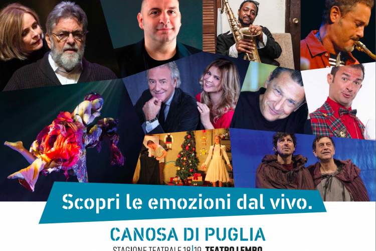 Stagione Teatrale 2018 - 2019 Teatro Lembo Canosa
