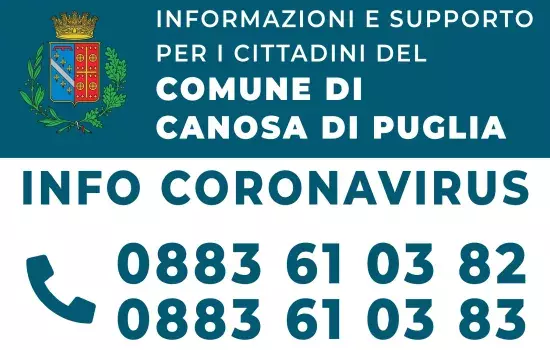 Canosa di Puglia - Coronavirus numeri utili