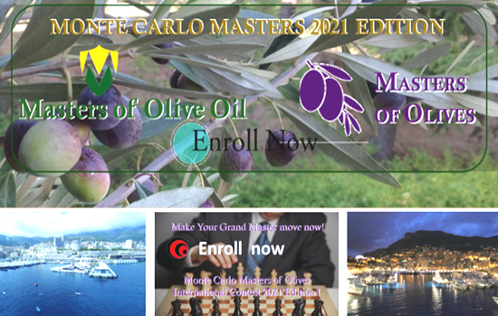 Concorso Oleario Internazionale Monte Carlo Master of Oil International Contest.