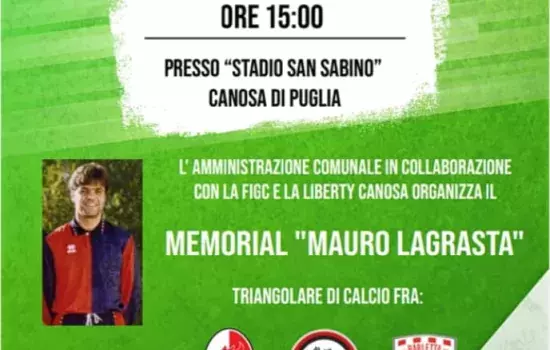 Appuntamento per le ore 15:00 in un triangolare che vedrà sfidarsi l'Under 15 di Bari, Foggia e Barletta