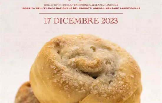 Tutti i dettagli dell’evento saranno resi noti nel corso della conferenza stampa di presentazione dell'evento che avrà luogo martedì 5 dicembre alle ore 11:00 presso l’Aula Consiliare del Comune di Canosa di Puglia